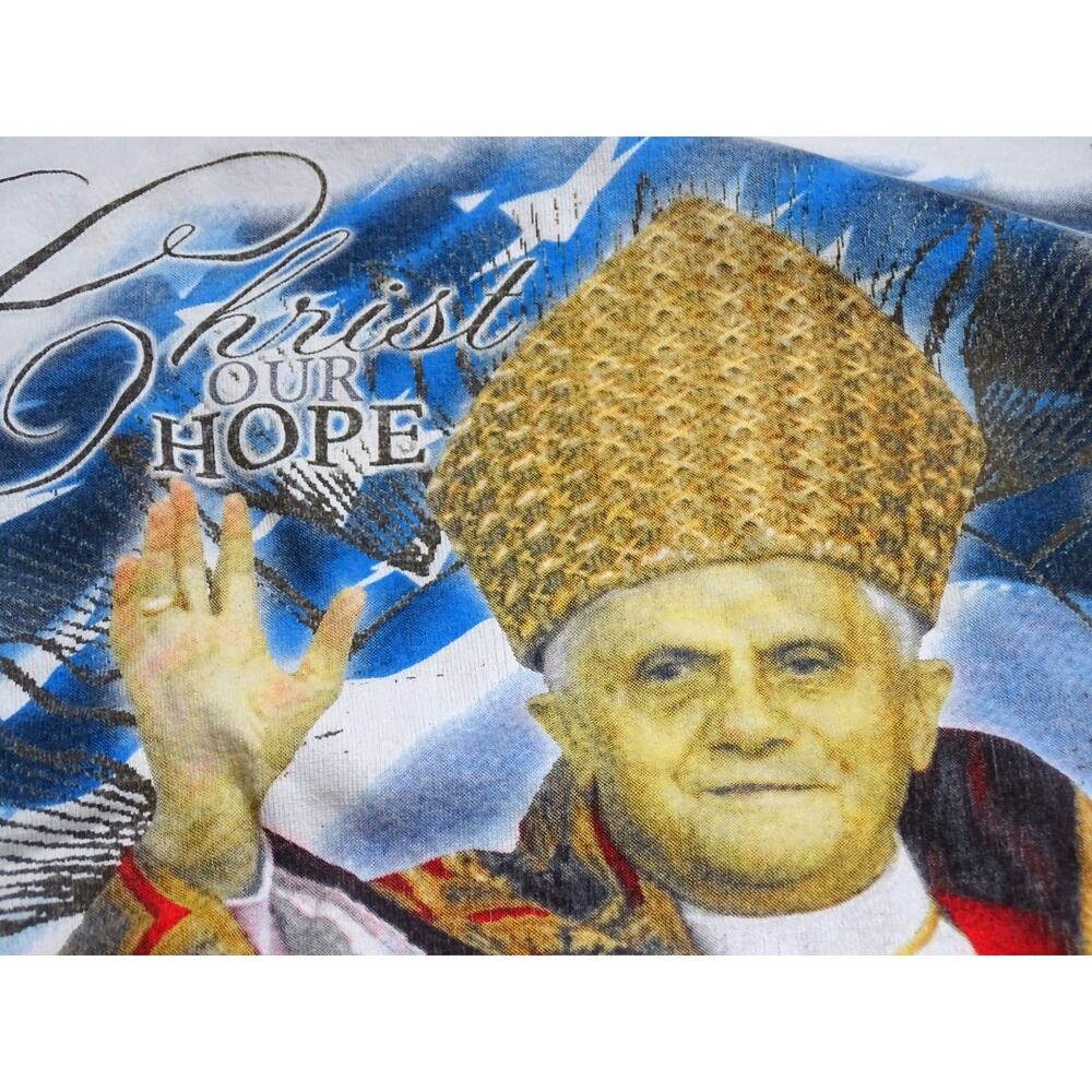 Pope Benedict XVI Apostolic Journey 2008 T-Shirt Delta Pro Weight Medium - Picture 2 of 9